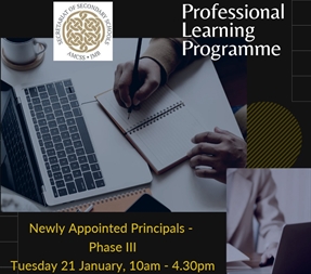 Professional Learning Programme for Newly Appointed Principals - Phase III