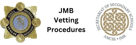 Link to new JMB Vetting Procedures Information